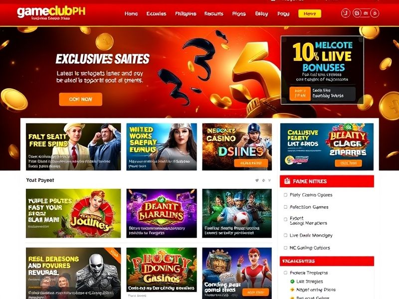 GameClub.ph is the official premier online gambling platform in the Philippines, offering a wide range of casino games, sports betting, and live dealer experiences. Start playing now with exclusive promotions and bonuses!
